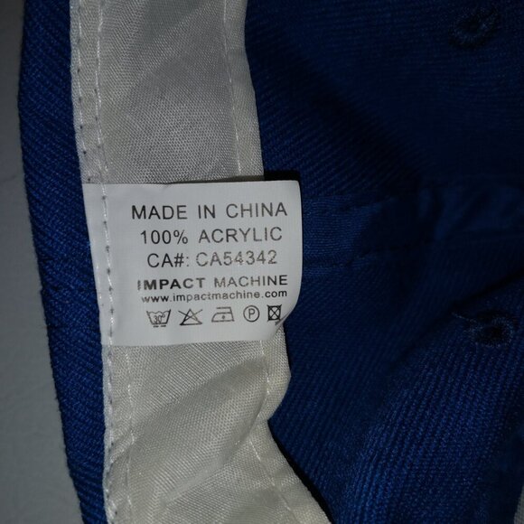 Budweiser Hockey Night in Canada Navy & Grey Baseball Hat - Picture 3 of 5